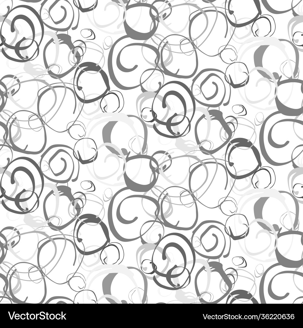 Grunge texture circle seamless pattern Grunge texture circle seamless pattern vector image