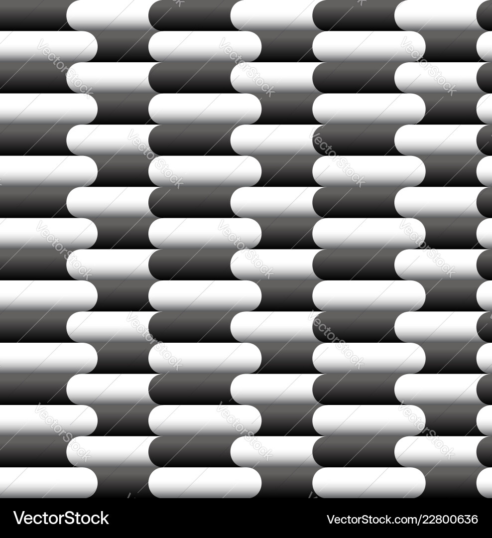 Rounded Rectangle Pattern Background vector image
