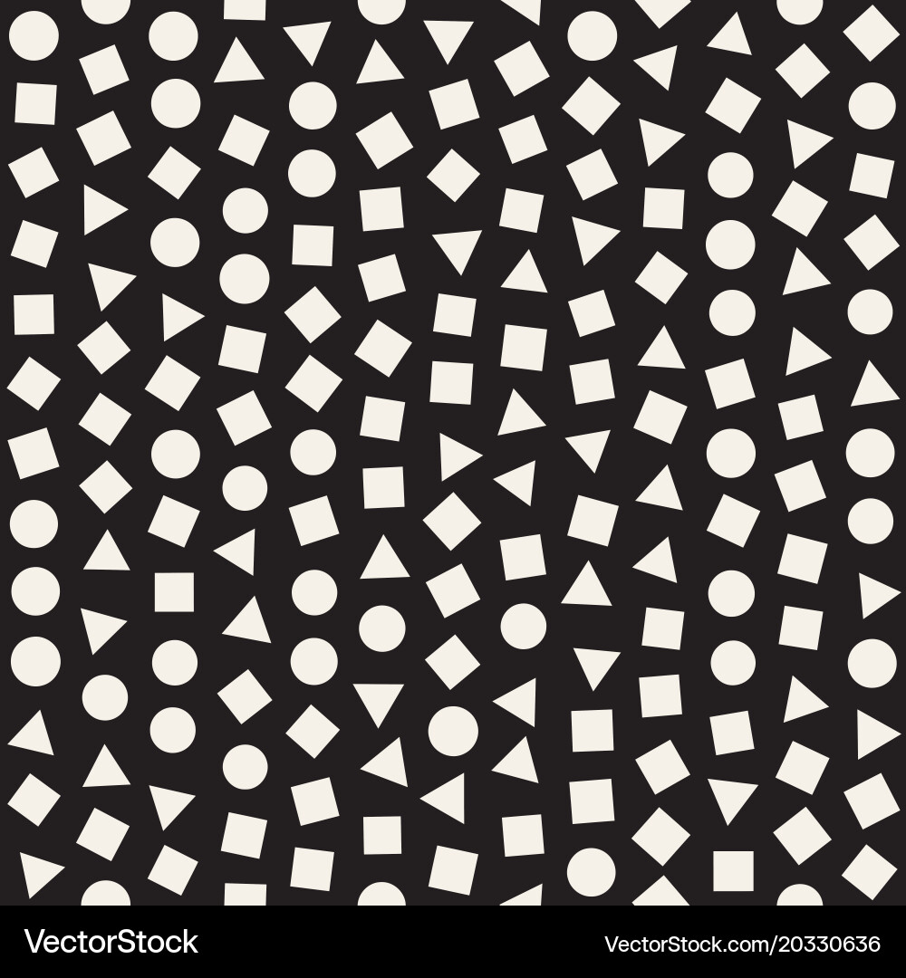 Seamless chaotic patterns randomly scattered Vector Image