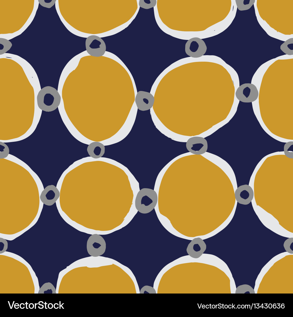 Sketchy Circle Pattern vector image