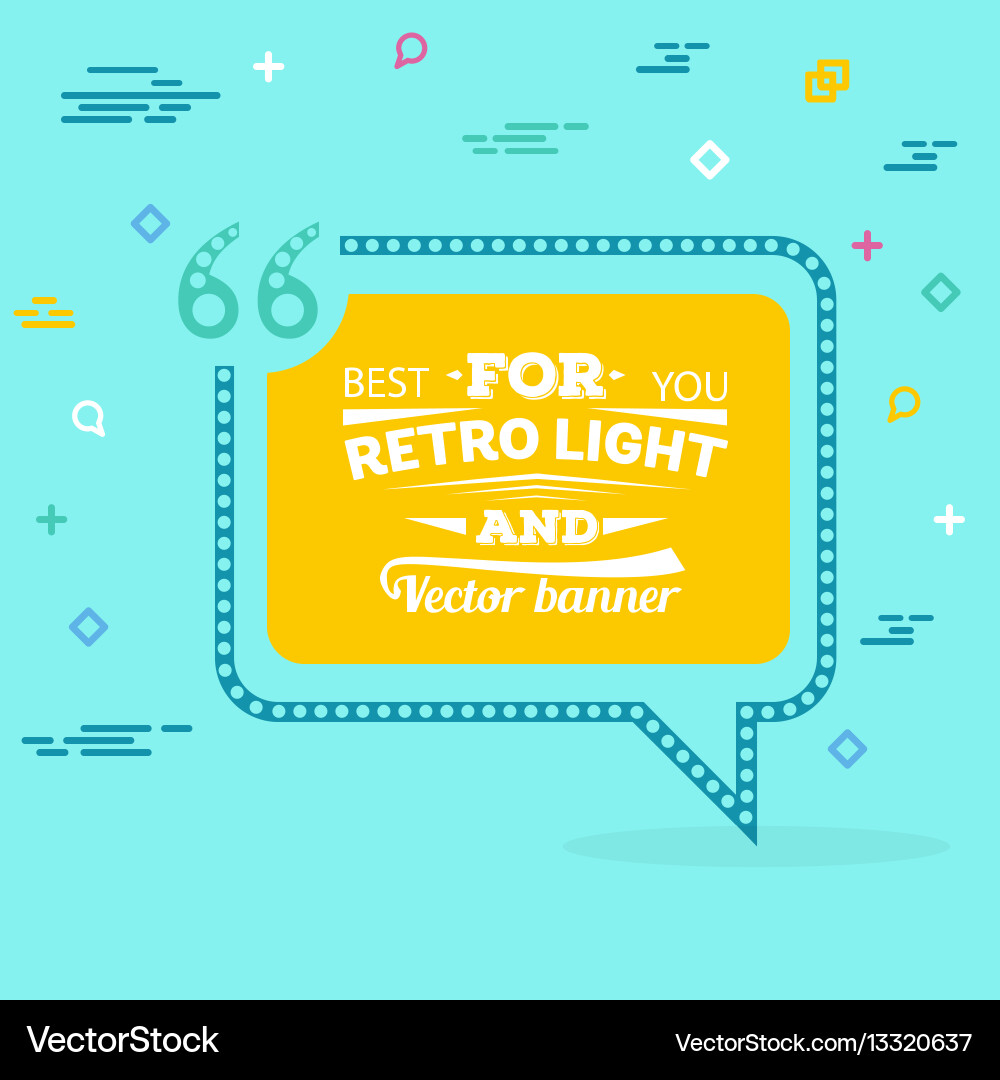 Abstract concept empty speech square quote Vector Image