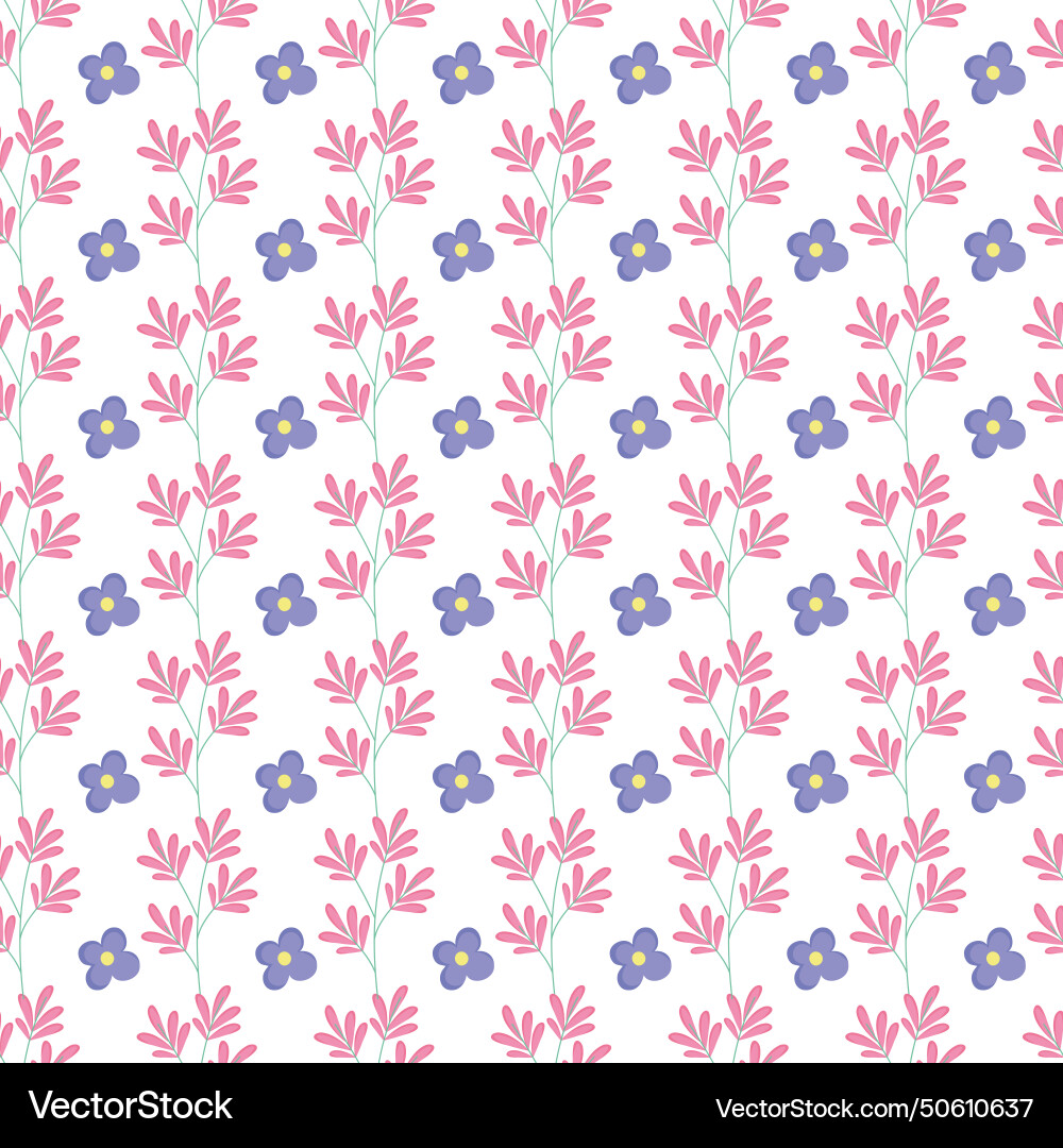Delightful spring seamless pattern design Vector Image