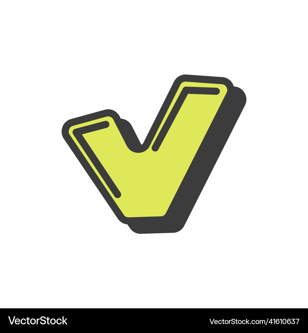 Ice winter ui game button check done sign isolated Ice winter ui game button check done sign isolated vector image