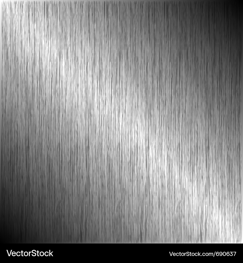 Metallic Brushed Steel Texture Royalty Free Vector Image