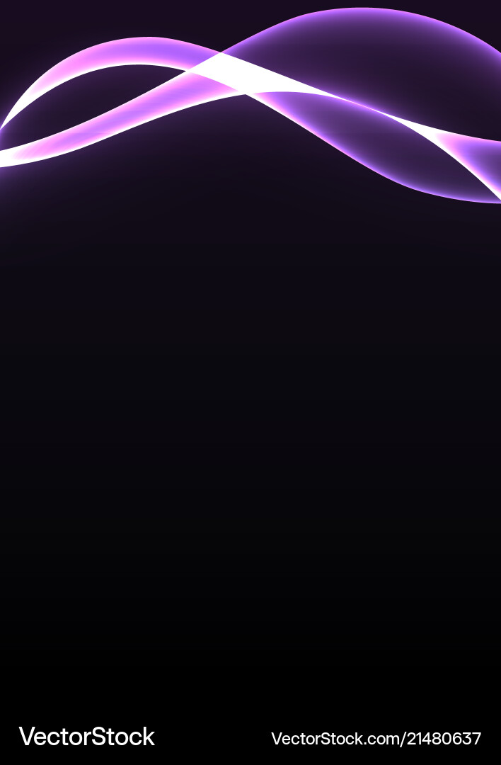 Purple flame curve layer abstract background Vector Image