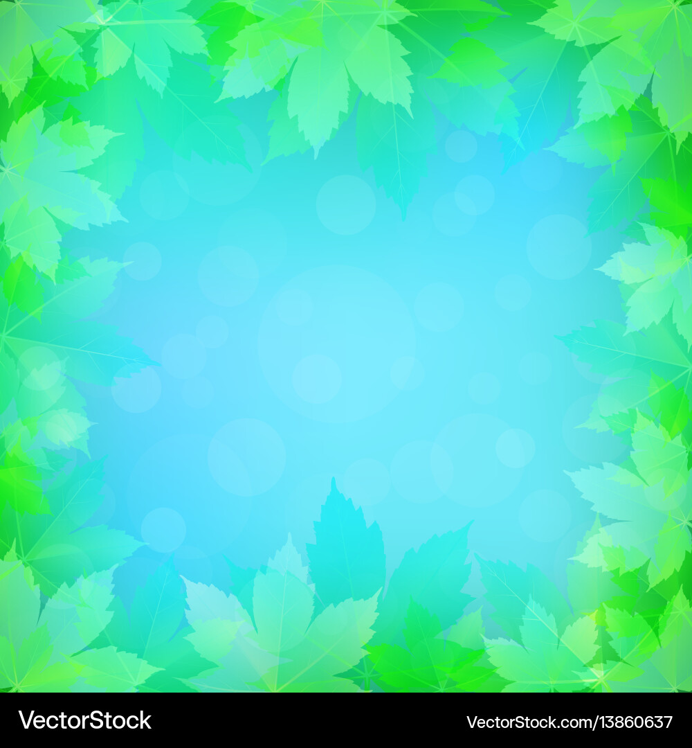 Spring or summer background with bokeh lights Spring or summer background with bokeh lights vector image