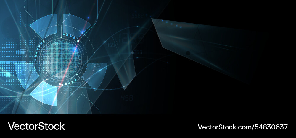 Technology abstract futuristic science background Technology abstract futuristic science background vector image