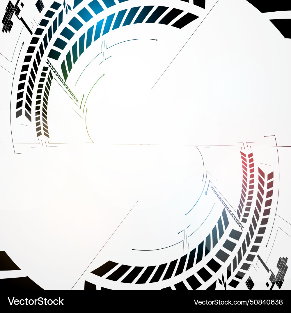 Abstract futuristic fade computer technology Abstract futuristic fade computer technology vector image