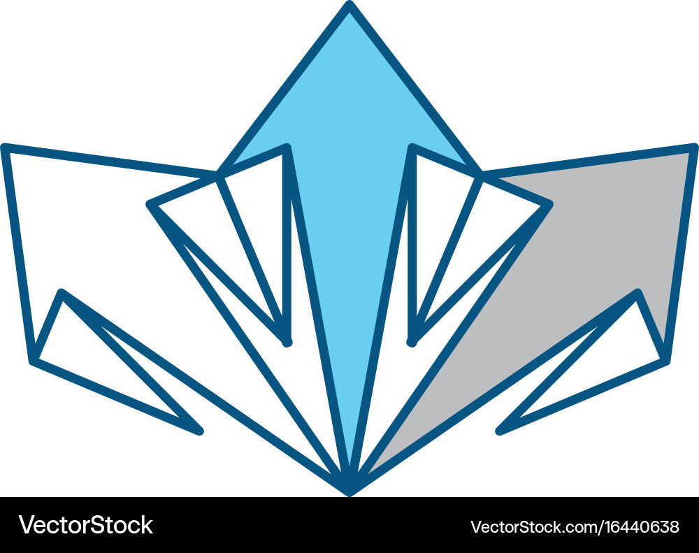 Arrow pointer symbol vector image