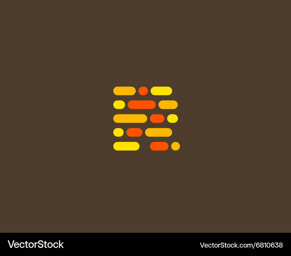 Dynamic R Code Symbol vector image