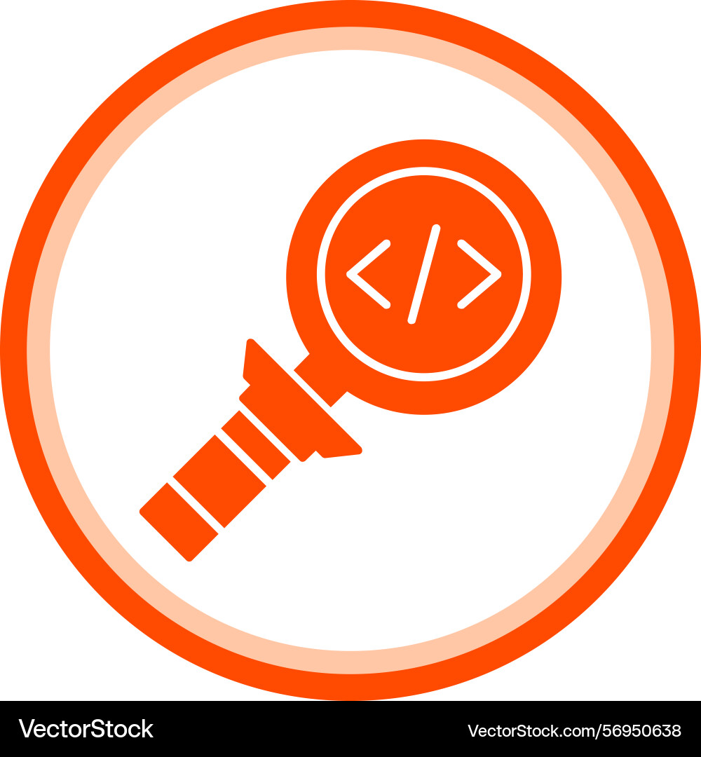 Quick review code icon vector image