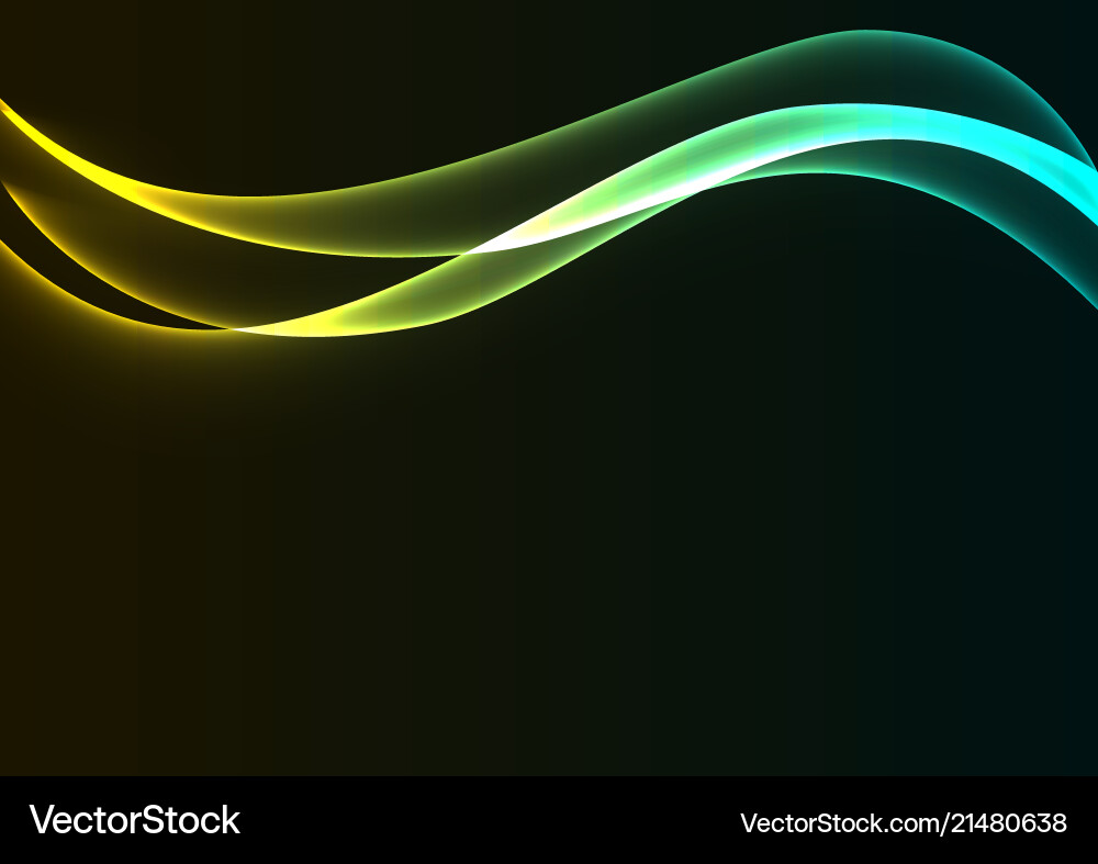 Yellow blue flame curve layer abstract background Yellow blue flame curve layer abstract background vector image