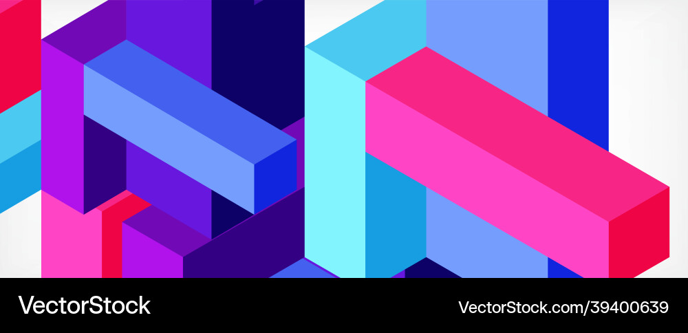 Abstract background 3d cubes cubic elements Abstract background 3d cubes cubic elements vector image