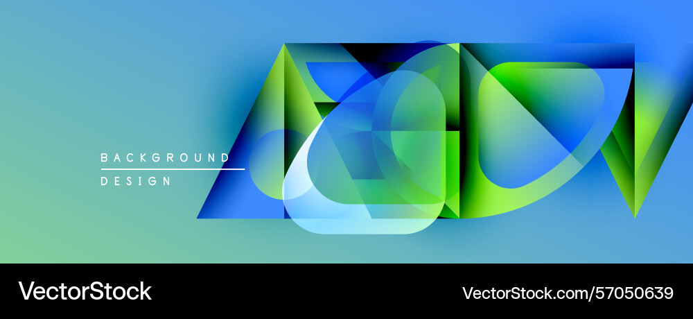 Abstract fluid shapes overlap creating vibrant Abstract fluid shapes overlap creating vibrant Vector Image