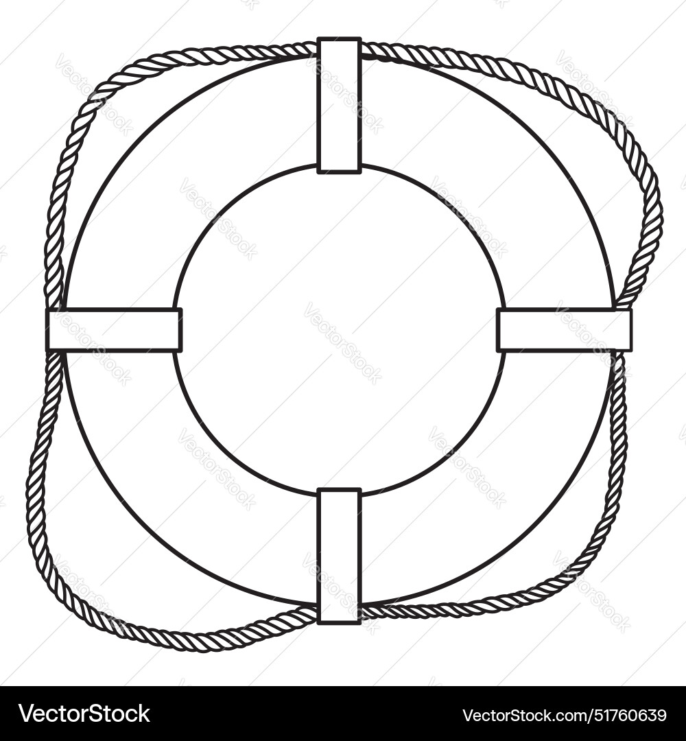 Lifebuoy Linear Drawing Royalty Free Vector Image Lifebuoy Linear Drawing Royalty Free Vector Image