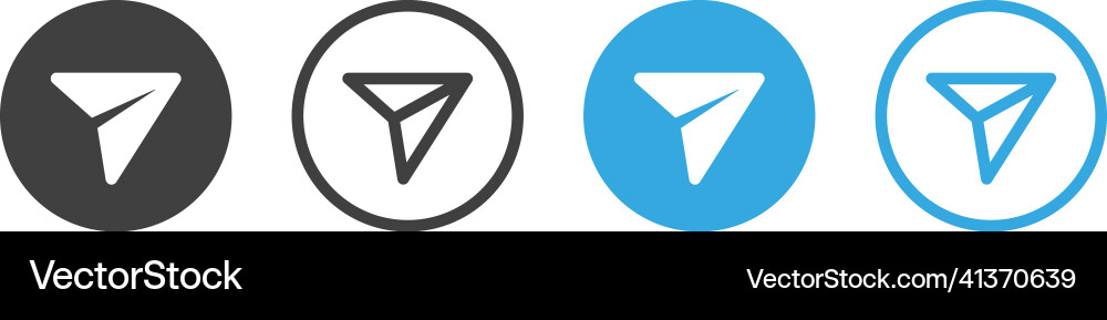 Message Send Icon vector image