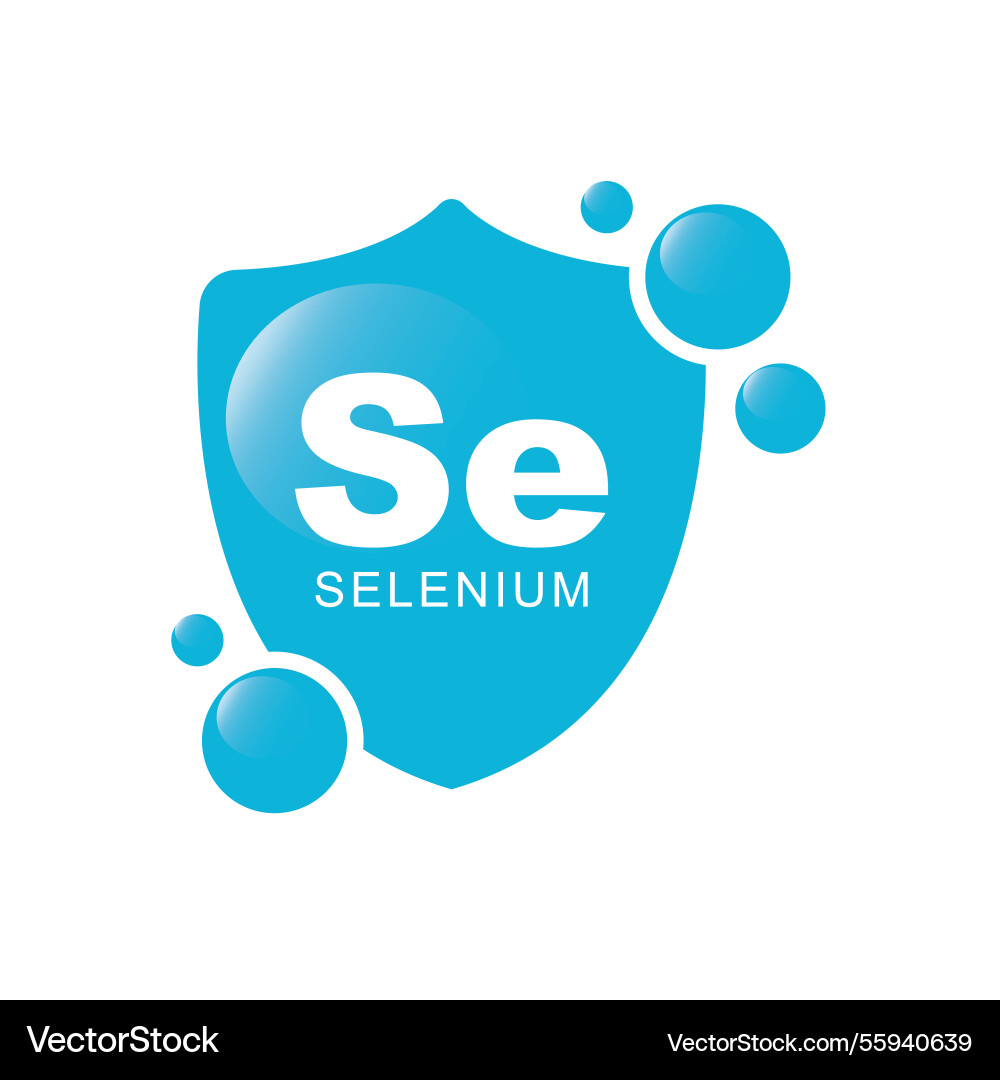 Selenium logo badge design Selenium logo badge design vector image