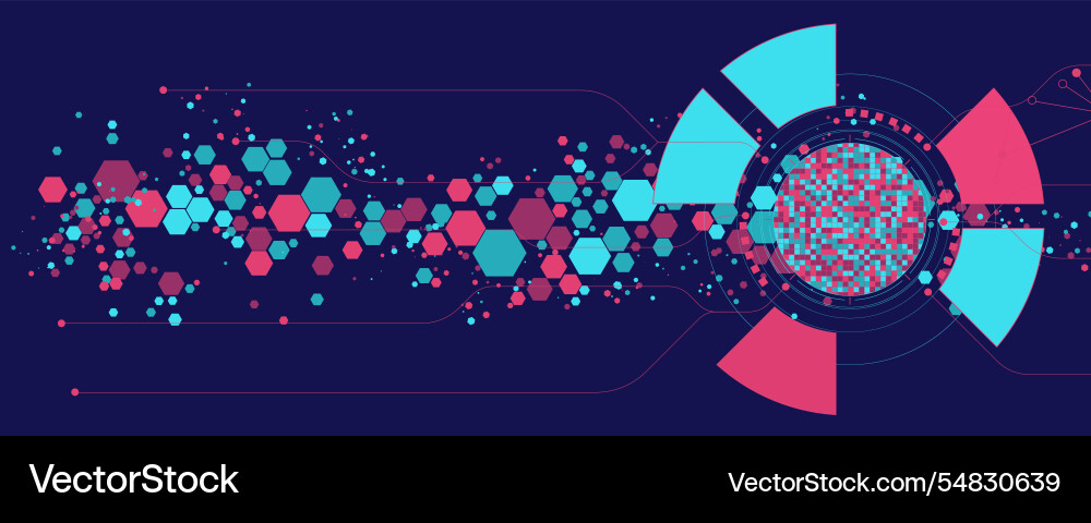 Technology abstract futuristic science background Technology abstract futuristic science background vector image