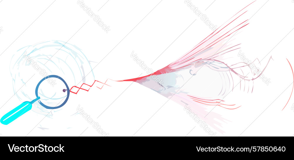 Abstract flowing data energy connection design Vector Image