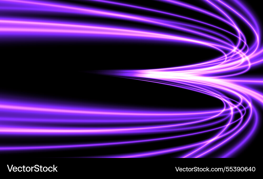 Abstract purple light fast speed curve dynamic Abstract purple light fast speed curve dynamic vector image
