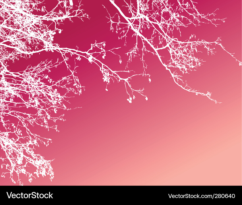 Abstract Tree Pattern Vector Image