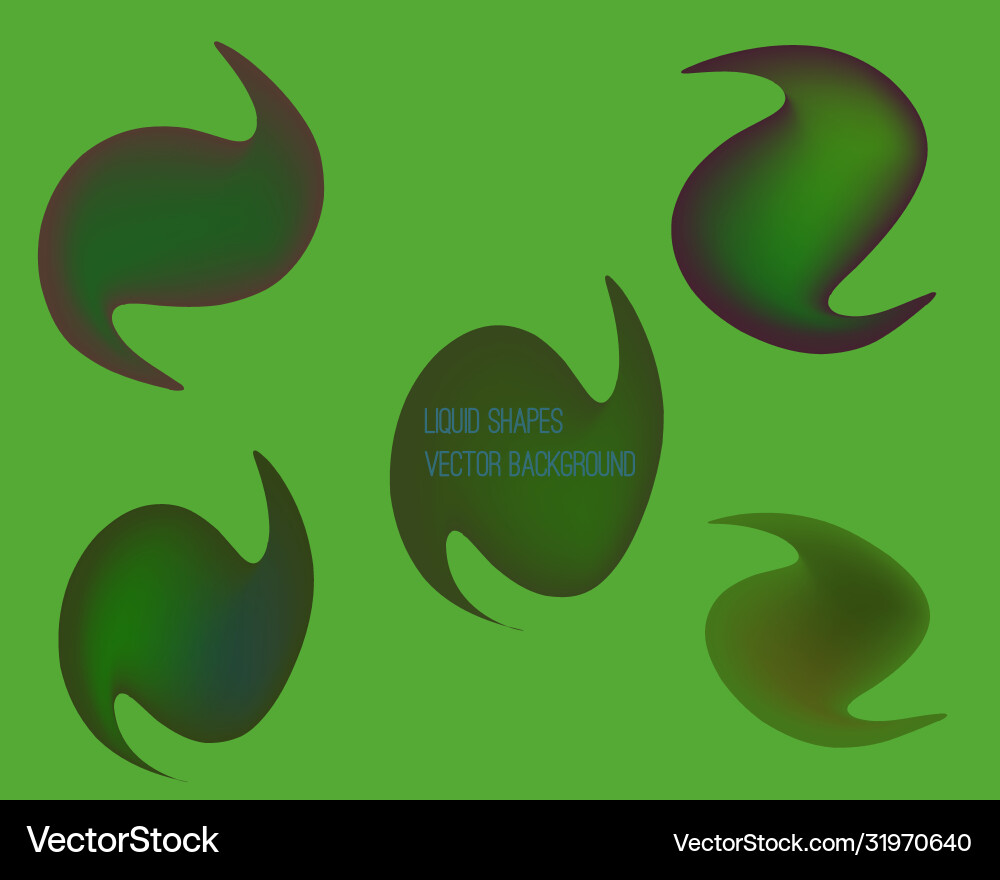 Dynamic shapes design vector image