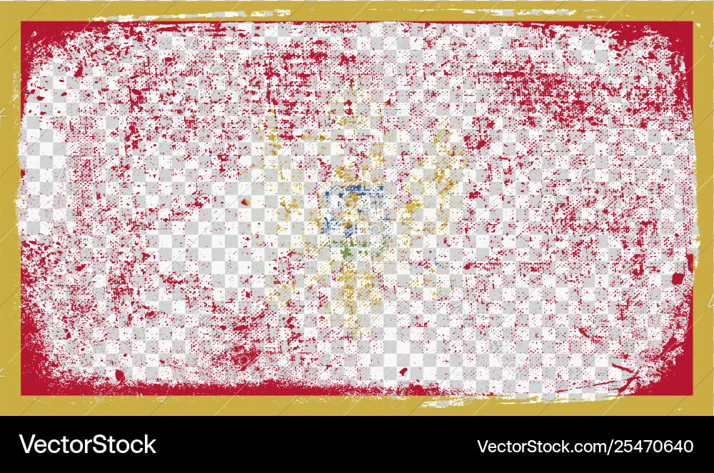 Grounge-styled flag Grounge-styled flag vector image