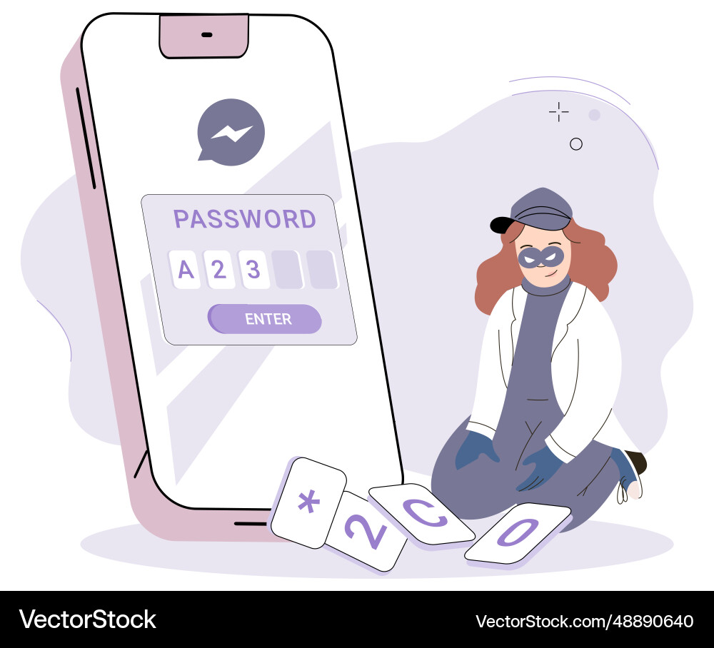 Hacker identity theft internet fraud concept Hacker identity theft internet fraud concept Vector Image