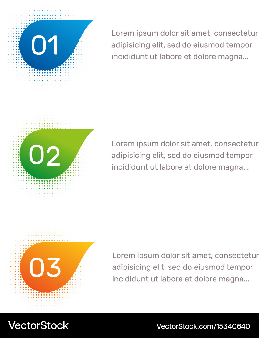 Layout Workflow Umriss buntes Menü für App Vektorbild