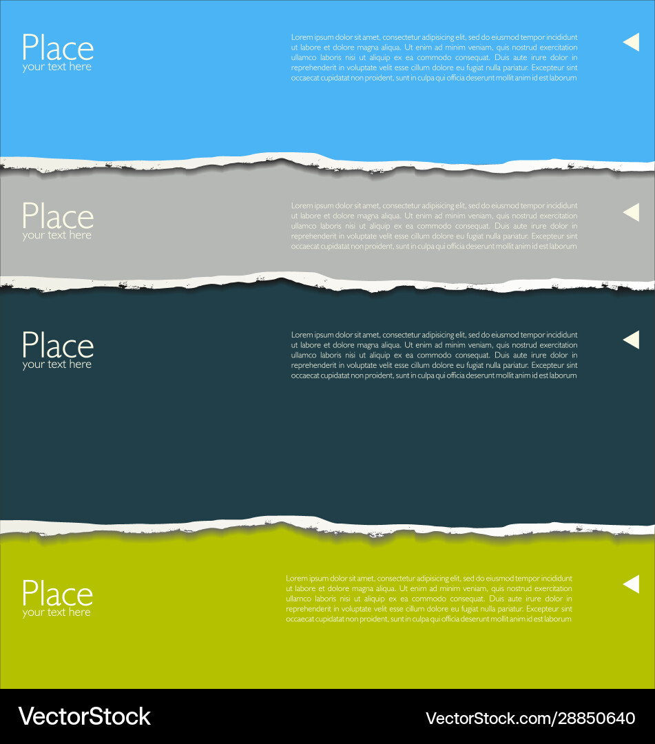 Torn Paper Background - Text Overlay vector image