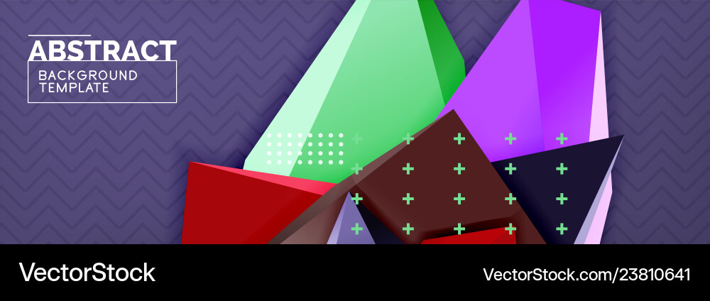 3d triangular minimal abstract background 3d triangular minimal abstract background vector image