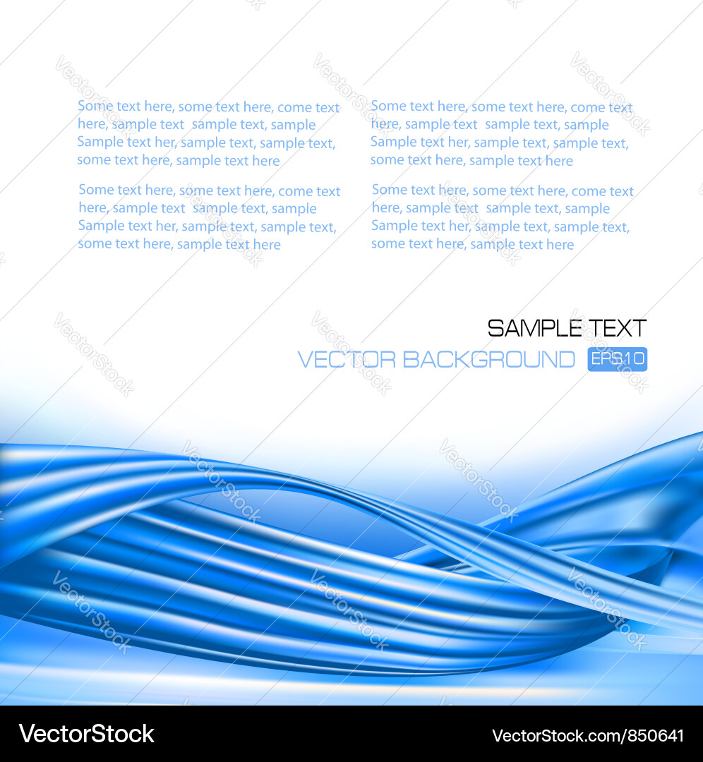 Abstract Blue Gradient Background Vector Image