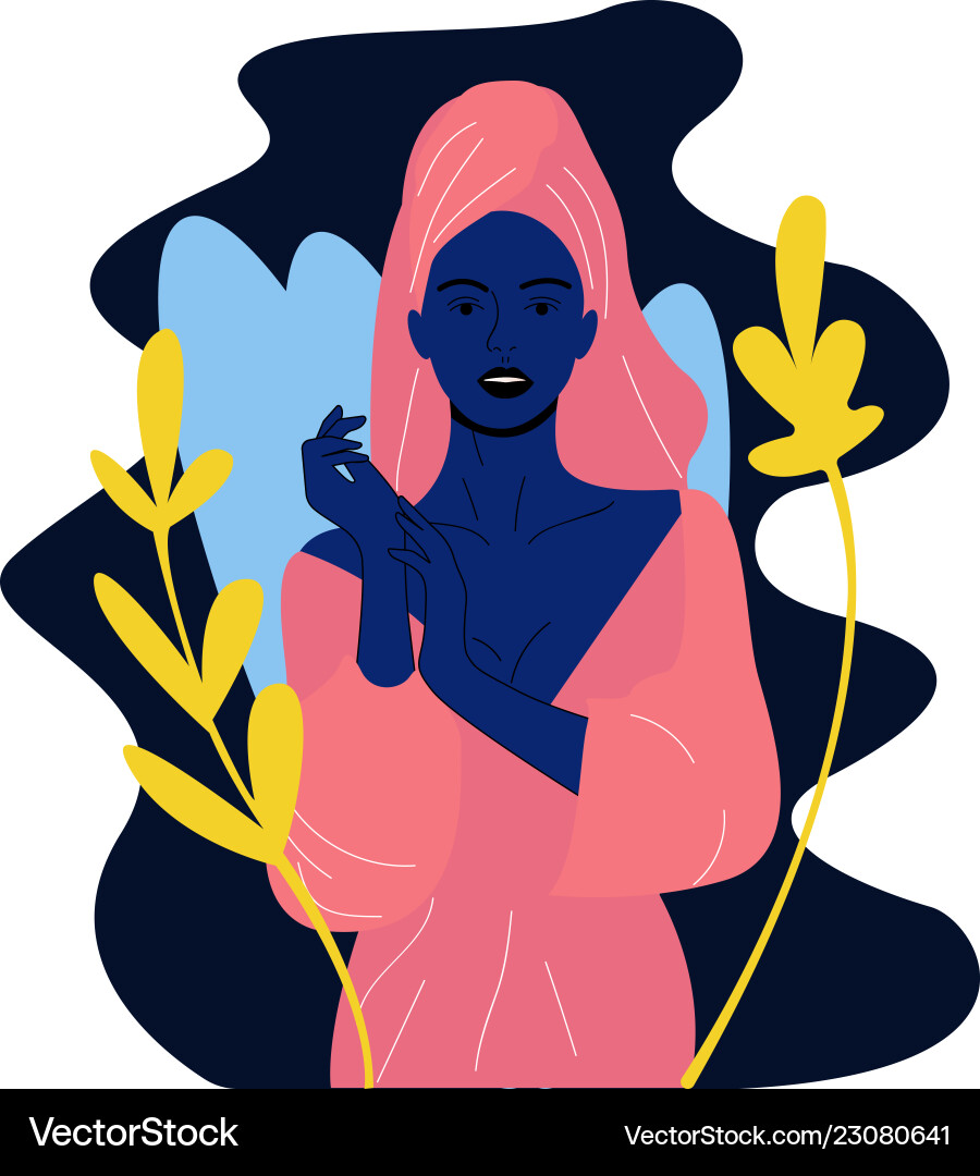 Creative spa skincare beauty asian woman Creative spa skincare beauty asian woman vector image
