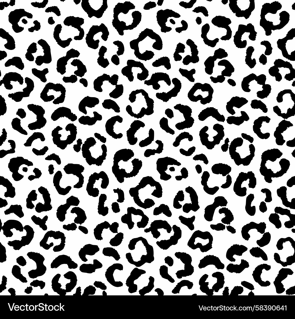 Leopard Print Pattern Vector Image