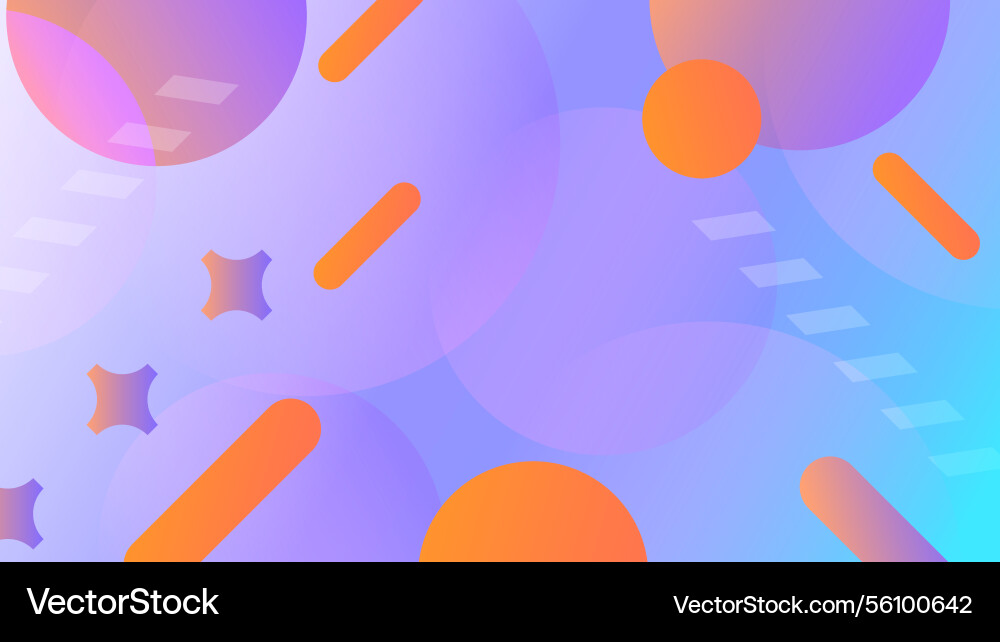 Abstract geometric background with gradient Vector Image