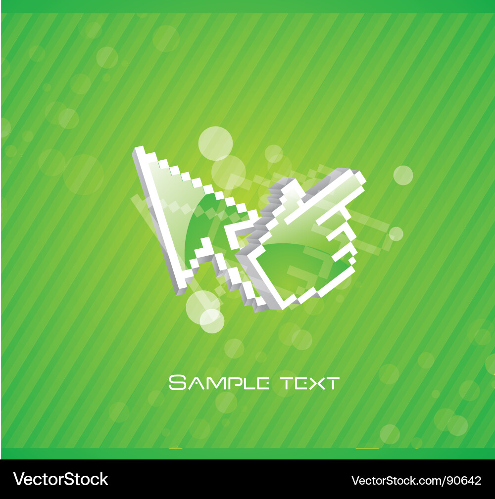 Background cursor Vector Image