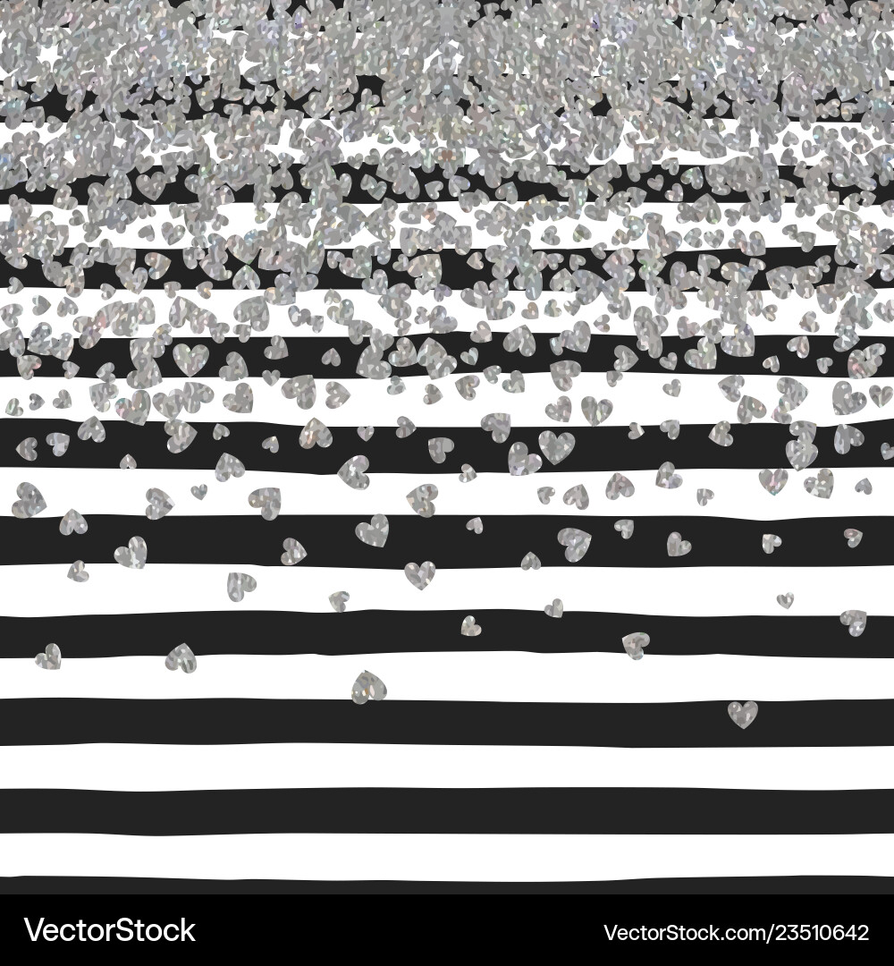Background of random falling hearts Background of random falling hearts vector image