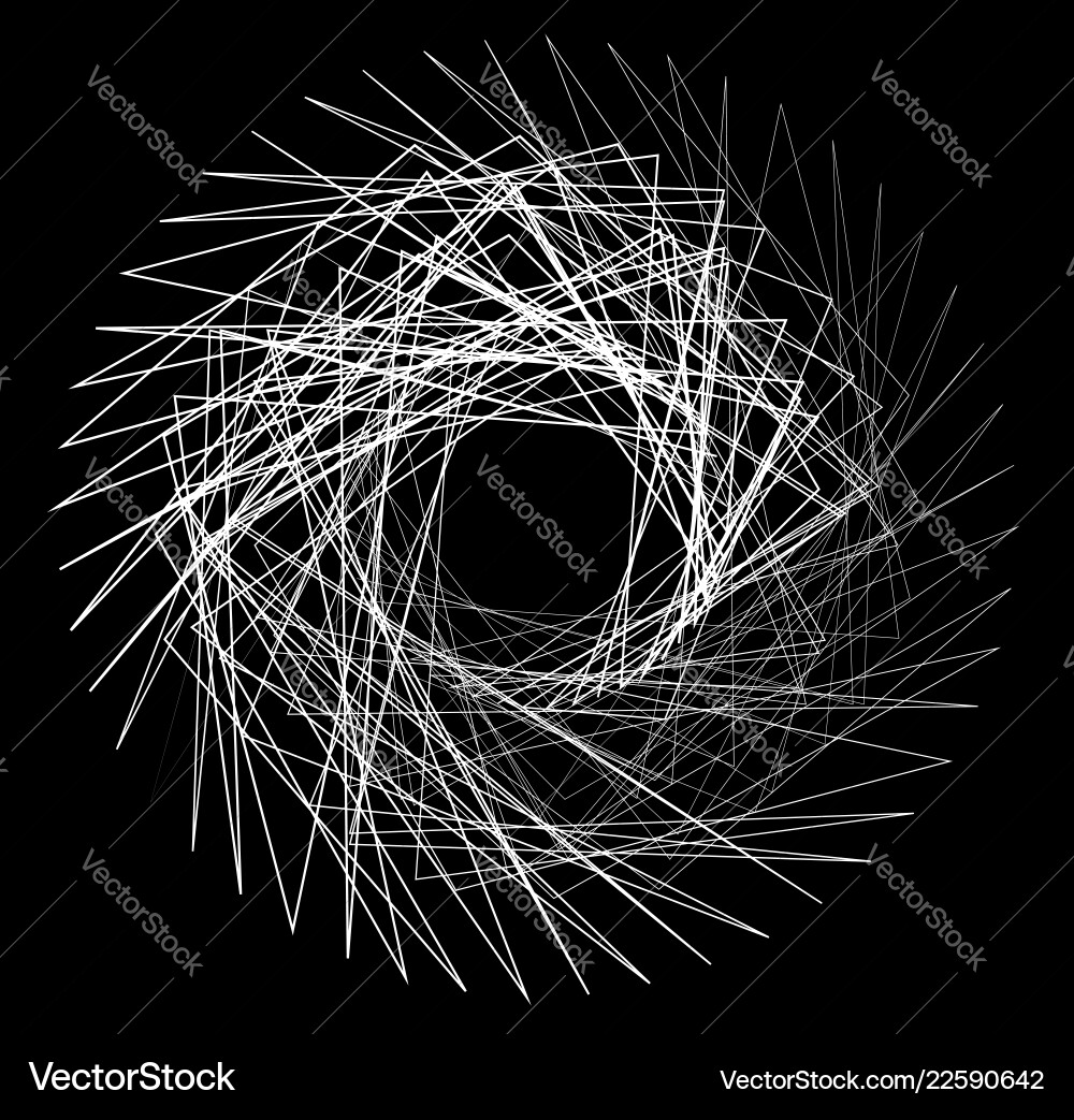 Geometric edgy random shape abstract textured Geometric edgy random shape abstract textured vector image