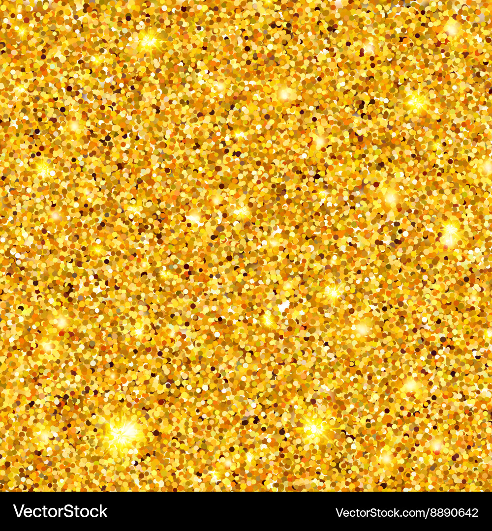 Golden Sparkle Texture vector image
