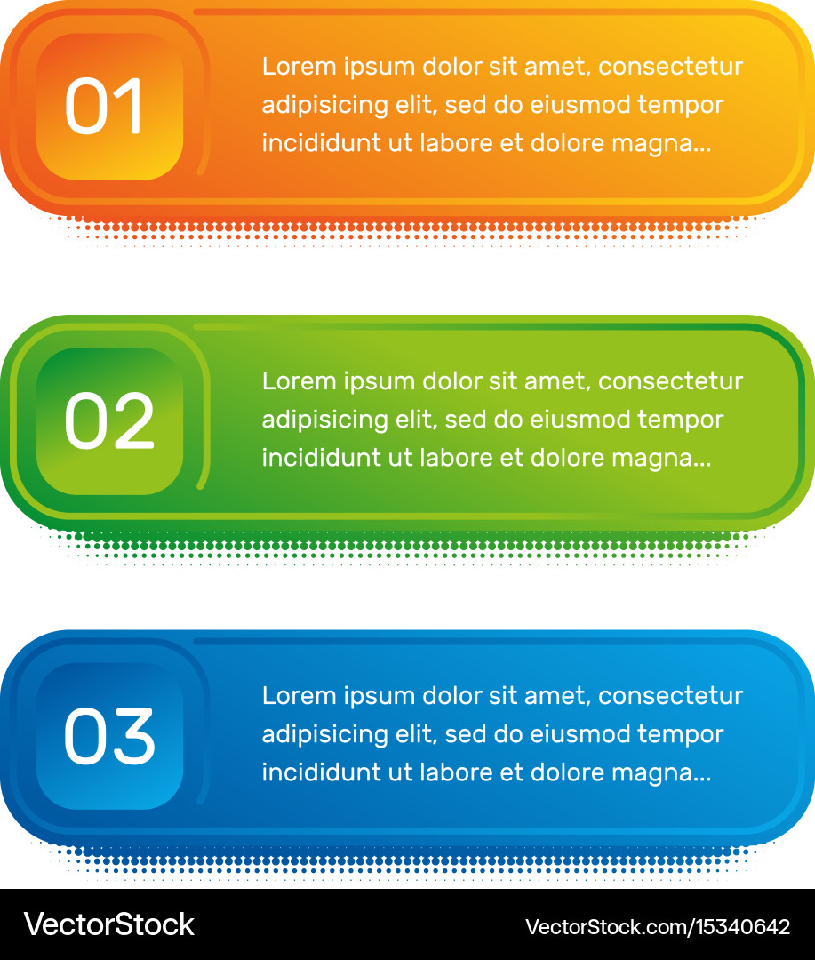 Layout workflow outline colorful menu for app vector image