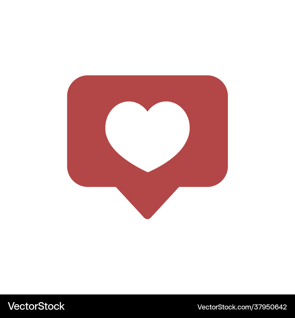 Notifications icon with shadow like Vector Image