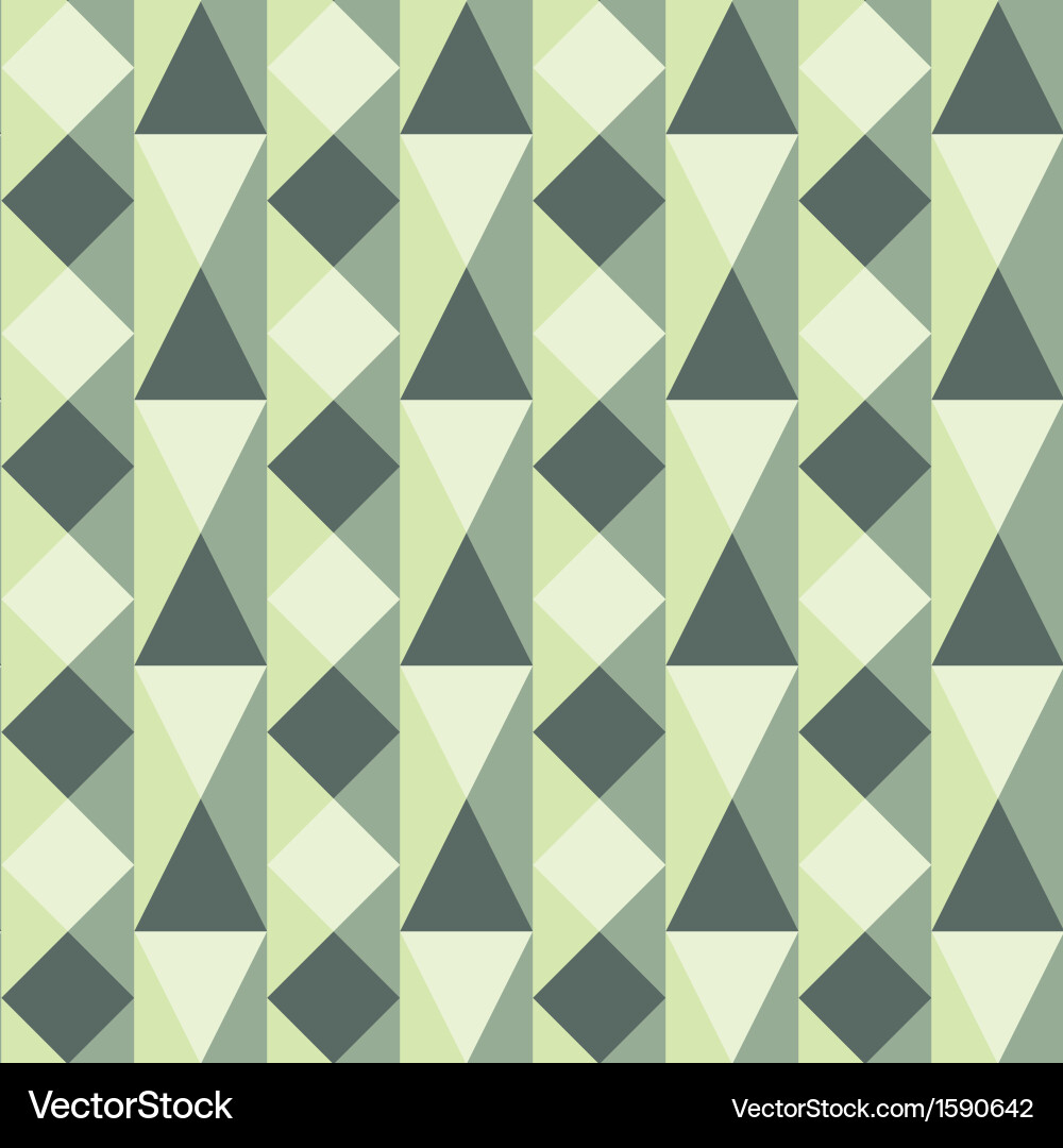 Seamless pattern with squares and triangles vector image