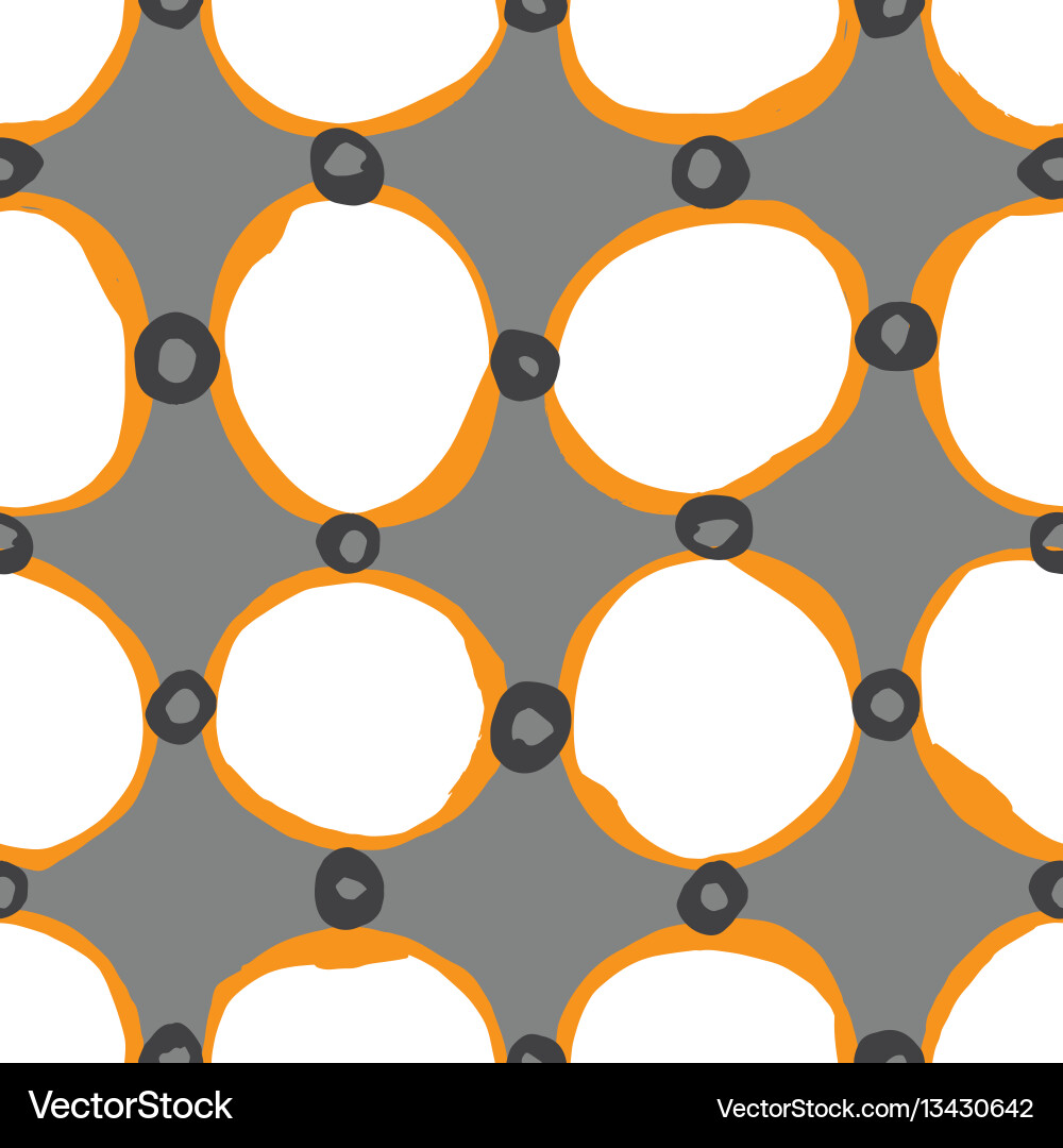 Sketchy Circle Pattern vector image