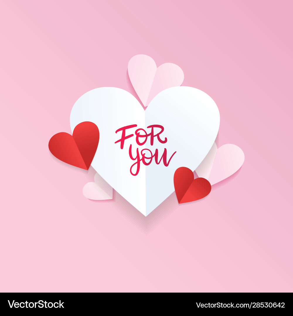 Valentine s day greeting card 14th february Valentine s day greeting card 14th february vector image