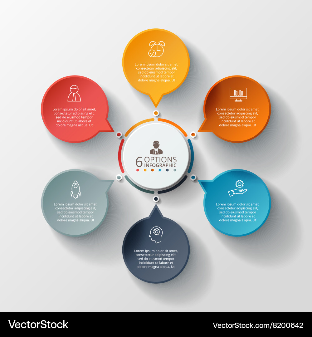 Workflow Diagram Template Vector Image