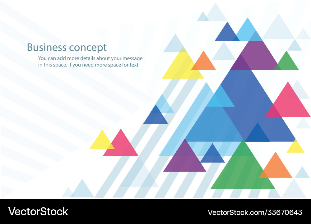 Abstract colorful triangle background Abstract colorful triangle background vector image