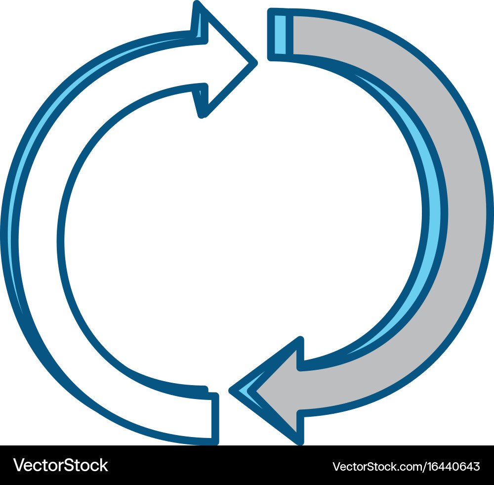 Arrow pointer symbol vector image