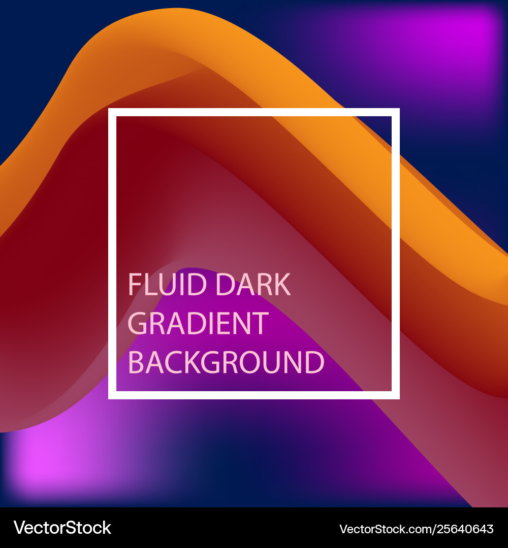 Dark fluid gradient background design abstract Dark fluid gradient background design abstract vector image