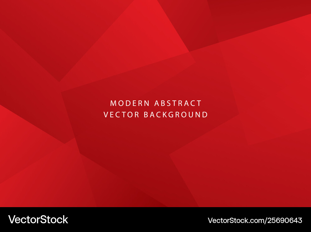 Dynamic Red Abstract Background vector image