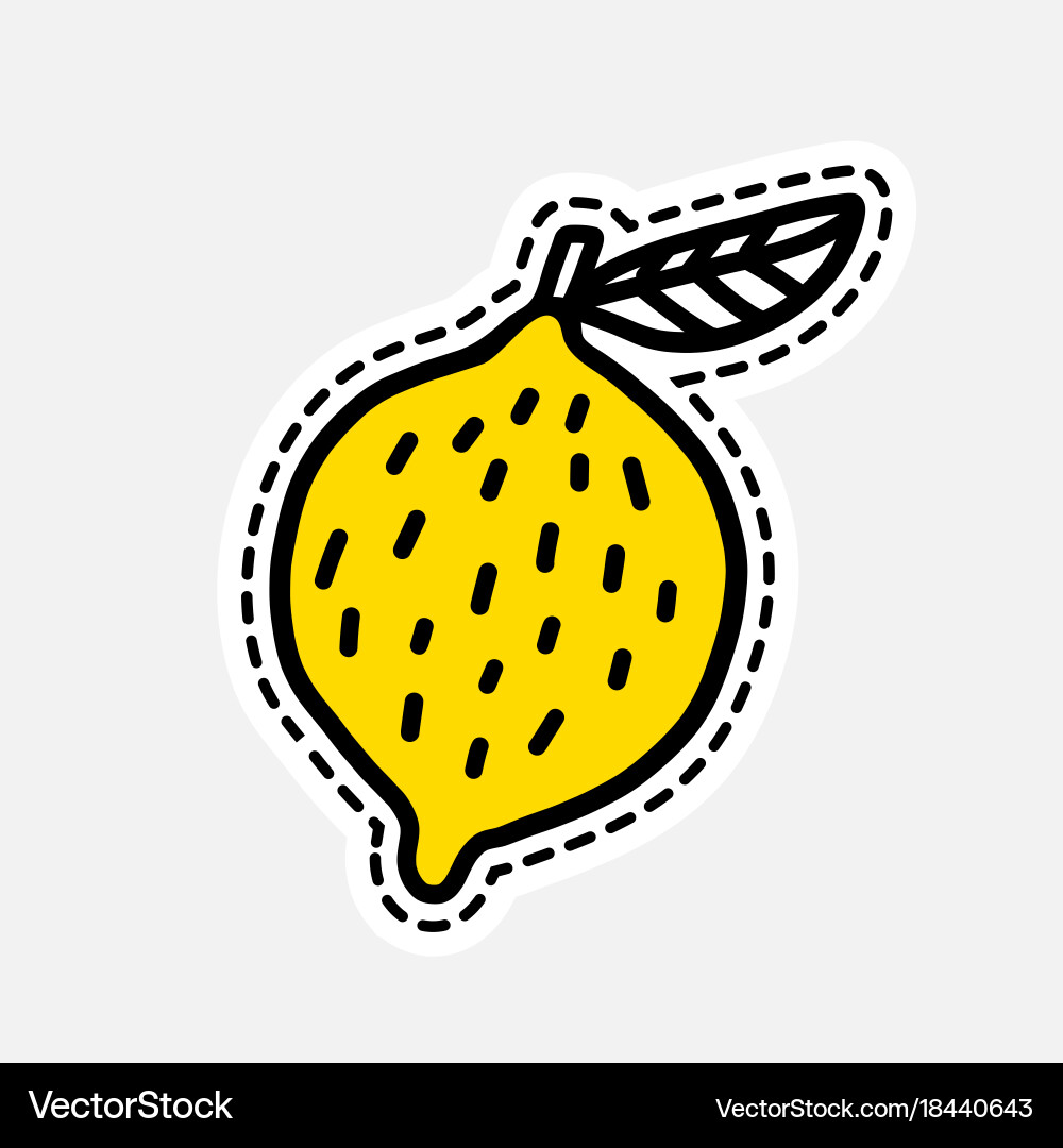 Isolated patch design vector image